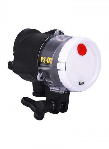 Underwater Strobe Flash For Camera Black