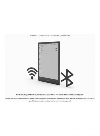 Note Pro Ebook Reader Black
