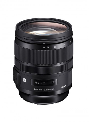 24-70mm f/2.8 DG OS HSM-ART Lens For Nikon DSLR Camera Black