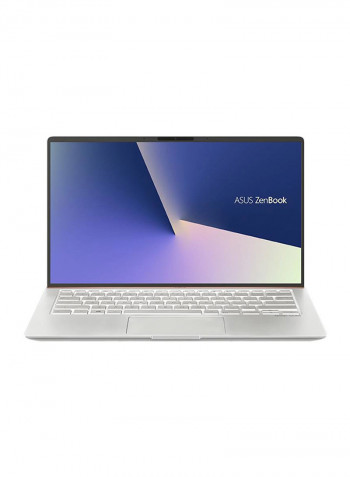ZenBook 14 Laptop With 14-Inch Display, Core i7 Processer/8GB RAM/512GB SSD/Intel UHD Graphics Icicle Silver