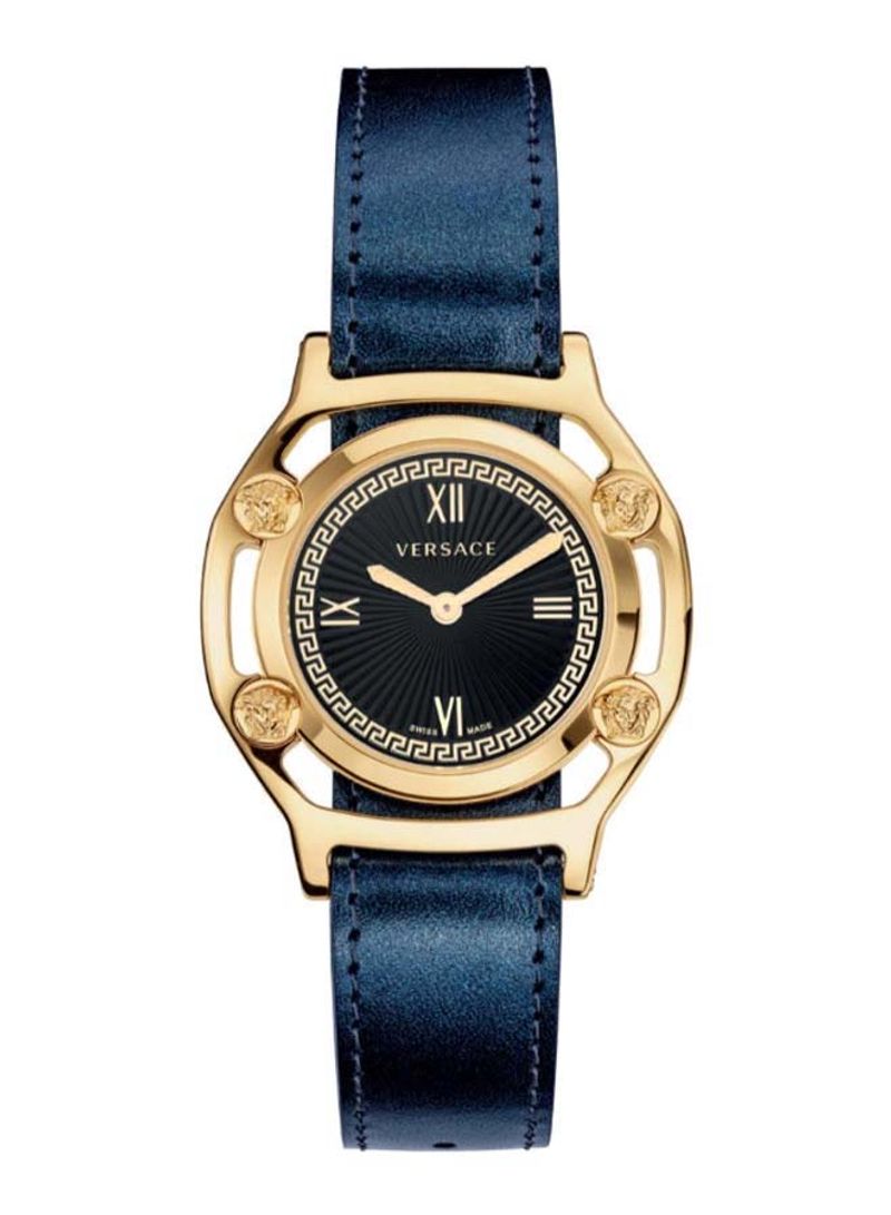 Women's Medusa Water Resistance Leather Analog Watch VEVF00820