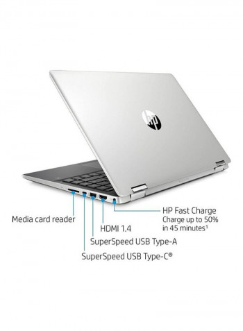 Pavilion X360 Touchscreen Laptop With 14-Inch HD Display, Core i7 Processer/8GB RAM/256GB SSD/Intel UHD Graphics Natural
