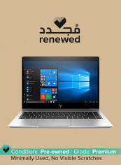 Renewed - Elitebook 840 G6 ‎7KK35UT14 Laptop With 14-Inch Display, Intel Core i7 Processor/8th Gen/16GB RAM/512GB SSD/Intel UHD Graphics 620 Silver