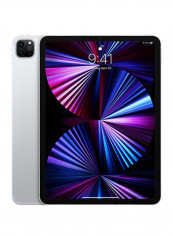 iPad Pro 2021 (3rd Generation) 11-Inch, M1 Chip, 256GB, Wi-Fi, 5G, Silver with Facetime - International Specs