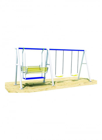 6-In-1 Iron Stand Swings Set 1318