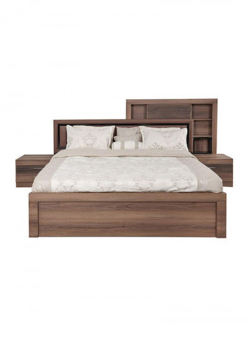 Lindo 5-Piece Bedroom Set Brown 180x200cm