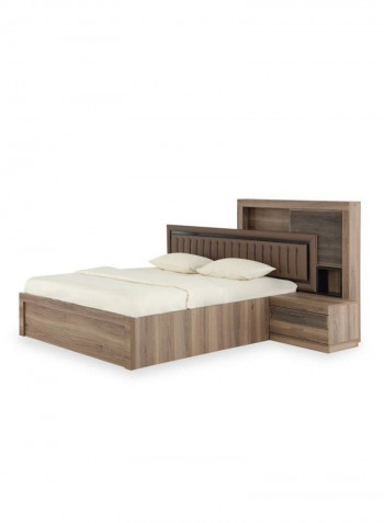 Lindo 5-Piece Bedroom Set Brown 180x200cm