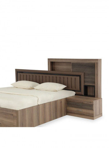 Lindo 5-Piece Bedroom Set Brown 180x200cm