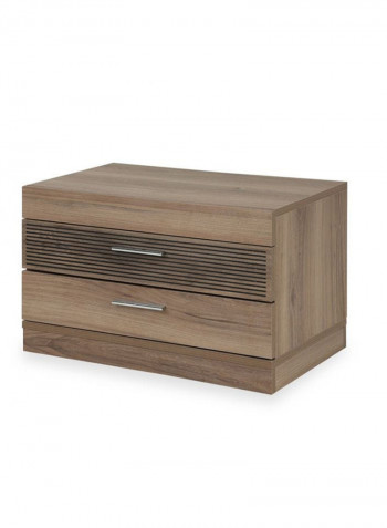 Lindo 5-Piece Bedroom Set Brown 180x200cm