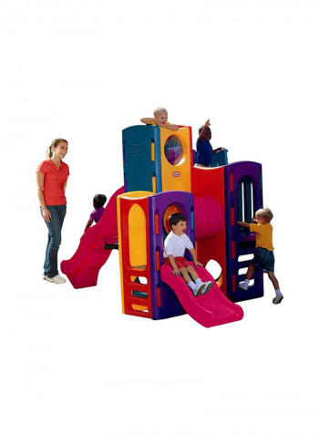 Clubhouse Climber With Two Slides 342centimeter