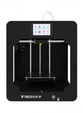High Precision Desktop 3D Printer With Touch Screen 150 x 150 x 150millimeter Black