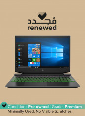 Renewed - Pavilion 15-ec1008nx (2020) Gaming Laptop With 15.6-Inch Display, AMD Ryzen 7 Processor/4th Gen/32GB RAM/1TB SSD/4GB Nvidia Geforce GTX 1650  Graphics Black