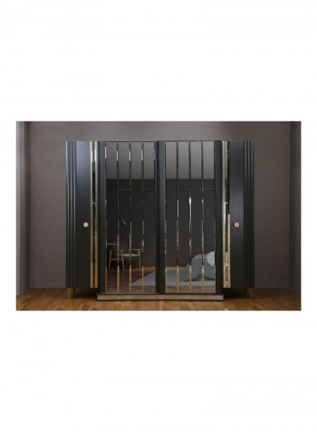 2 Door Flormar Sliding Wardrobe Multicolour