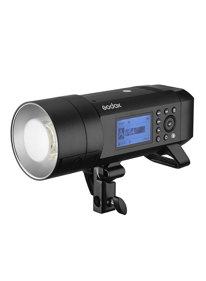 AD400Pro All-in-One Outdoor Flash Light With Built-In Battery Black