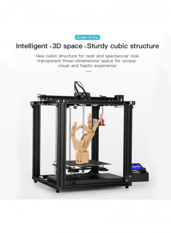 Creality 3D Printer DIY Kit With Metal Extruder And TF Card Black