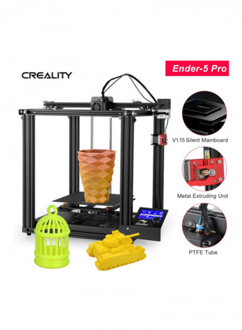 Creality 3D Printer DIY Kit With Metal Extruder And TF Card Black