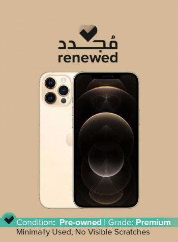 Renewed - iPhone 12 Pro Max With Facetime 256GB Gold 5G - International Specs