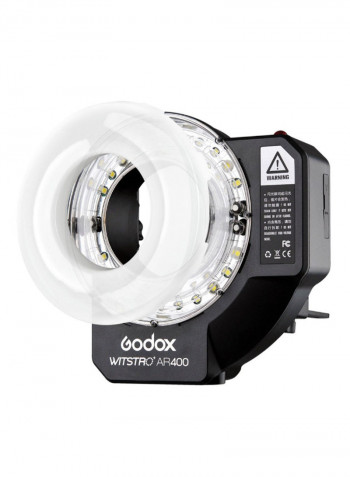 Witstro AR400 400W Ring Flash Light Black