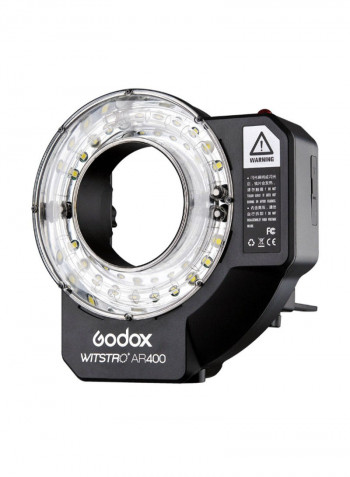 Witstro AR400 400W Ring Flash Light Black