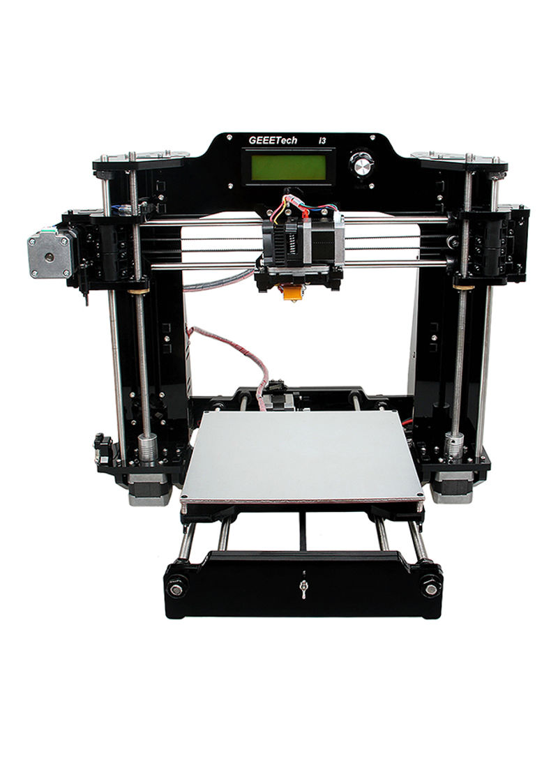 Desktop I3 X Self-Assembly 3D Printer 200 x 200 x 170millimeter Black