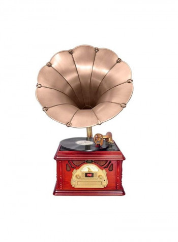 Portable Turntable Phonograph PTCDCS3UIP Brown