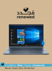 Renewed - Pavilion 15 (2020) Laptop With 15.6-Inch Touchscreen Display, Intel Core i7 Processor/10th Gen/16GB RAM/1TB HDD+512GB SSD/4GB Nvidia GeForce MX Series Graphic Card With English/Arabic Keyboard Fog Blue