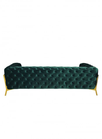 أريكة أوشينيا بثلاثة مقاعد ذهب أخضر