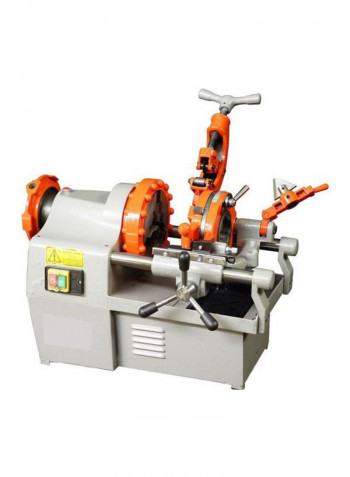 Automatic Pipe Threading Machine 1/2" To 2" BSPT Grey/Orange 70x48x54cm