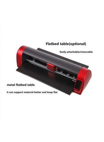 Double Heads Full-Automatic Cutting Plotter Black/Red