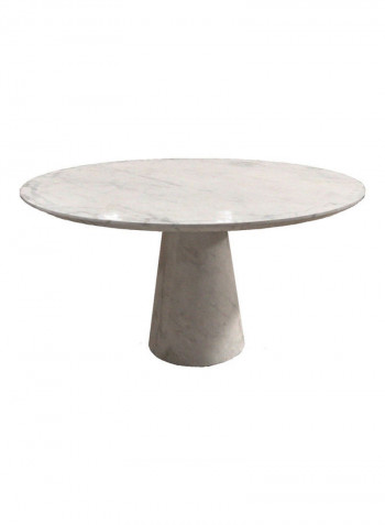 Onice Dining Table White 140.0x140.0x76.0سم