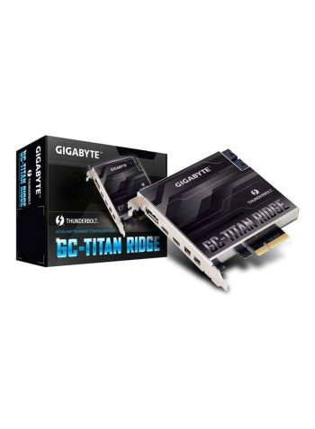 GC Titan Ridge Thunderbolt Graphic Card Black/Silver