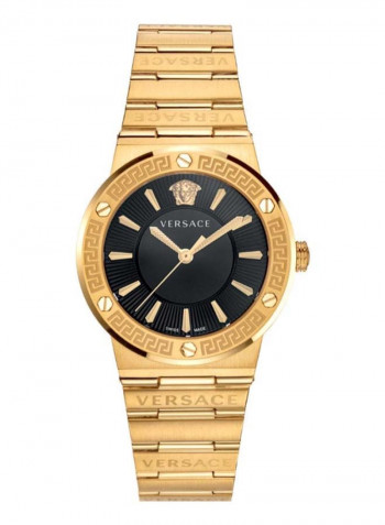 Women's Greca Logo Water Resistance Stainless Steel Analog Watch VEVH00820