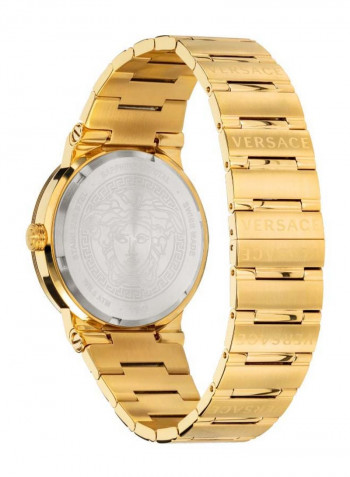 Women's Greca Logo Water Resistance Stainless Steel Analog Watch VEVH00820