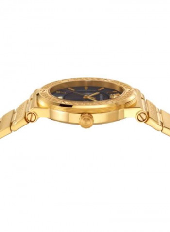 Women's Greca Logo Water Resistance Stainless Steel Analog Watch VEVH00820