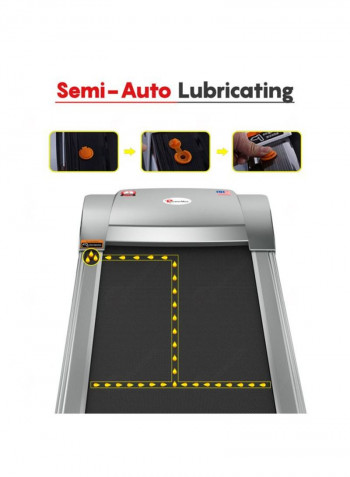 Motorized Treadmill With LCD Display 70.8x57x33.8inch