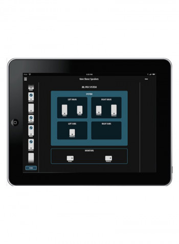 Two-Way Full-Range Floor Monitor With Wi-Fi PRX815W Black