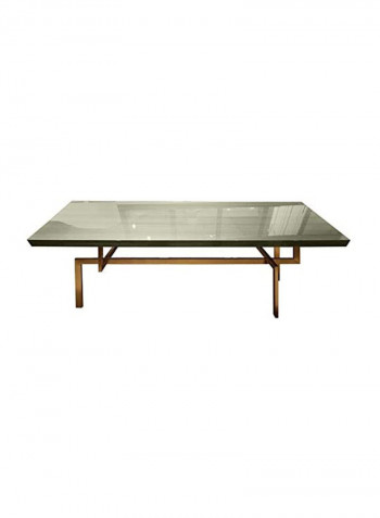 Erica Dining Table Grey/Gold 242x120x76centimeter