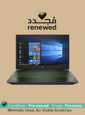 Renewed - Pavilion 15-CX0008CA (2020) Gaming Laptop With 15.6-Inch Display, Intel Core i7 Processor/8th Gen/32GB RAM/1TB SSD/4GB Nvidia GTX 1050 Graphics Black