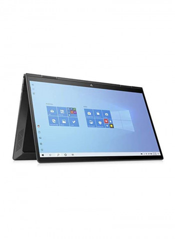 Renewed - Envy X360 13-ay0008ne Convertible 2 in 1 Laptop With 13.3-Inch FHD Touchscreen Display, AMD Ryzen 7 Processor/16GB RAM/1TB SSD/AMD Radeon Graphics With English/Arabic Keyboard Black