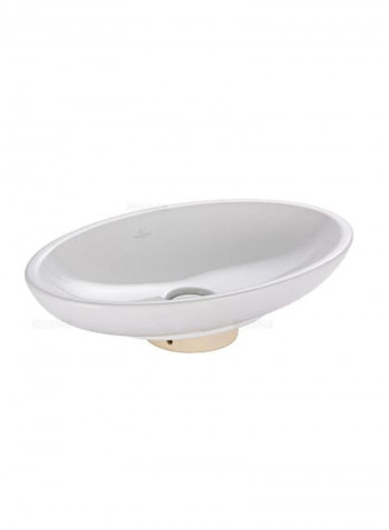 Loop And Friends Surface Mounted Wash Basin White Alpin