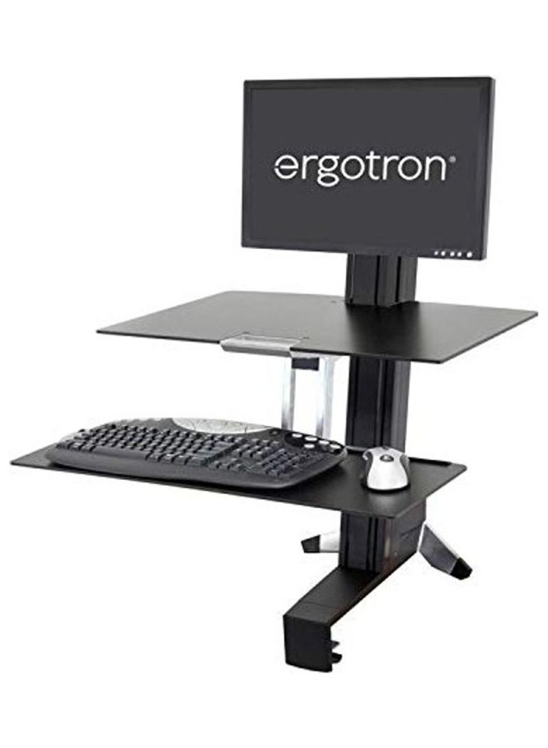 WorkFit-S Sit-Stand Monitor Riser Black