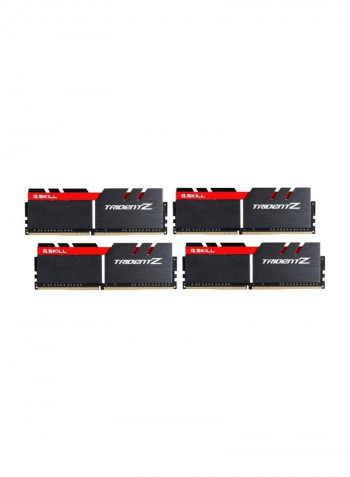 Pack Of 4 TridentZ DDR4 PC4-26400 RAM 64GB Grey/Red