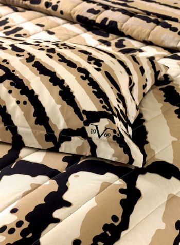Versace 19.69 "Teatro" Bedspread 240x260 Cm + Two Pillowcases 50x75Cm Cotton Multicolour 240x264cm