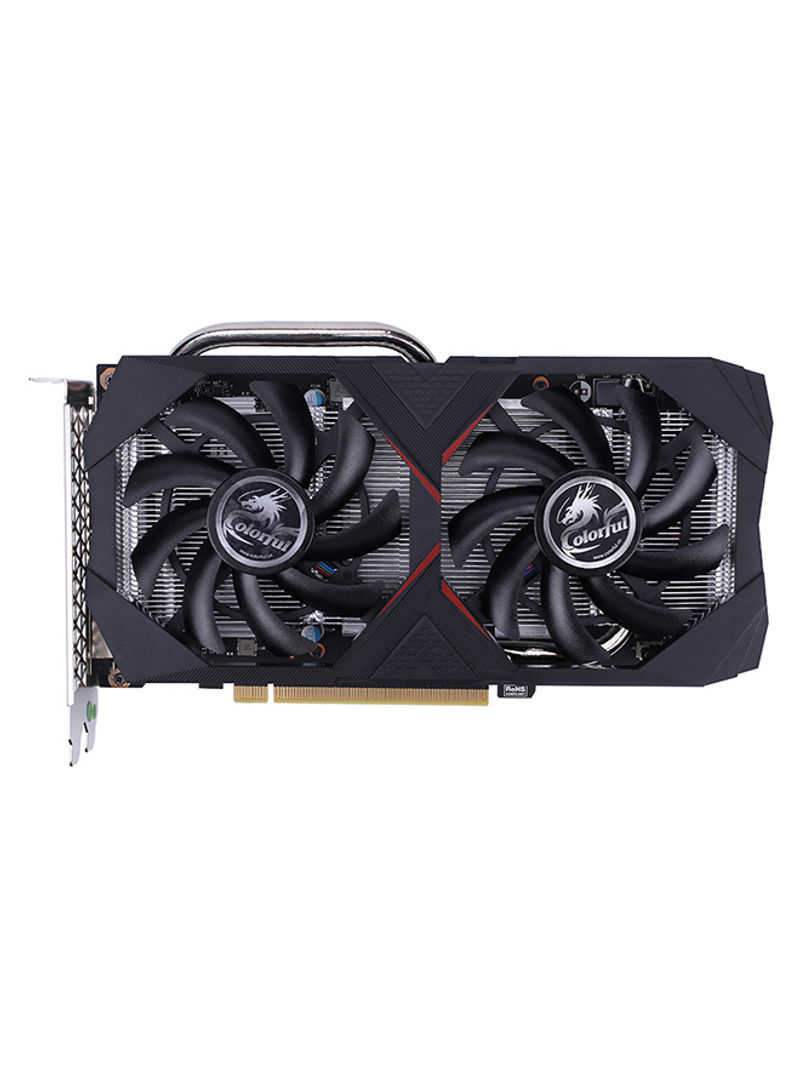 Dual Cooling Fan Graphic Card 6GB Black/Red