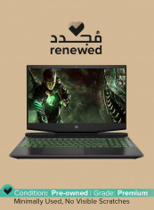 Renewed - Pavilion 15-dk1006ne (2020) Gaming Laptop With 15.6-Inch Display, Intel Core i5 Processor/10th Gen/32GB RAM/2TB SSD+HDD/4GB Nvidia GTX 1650 Graphic Card Black