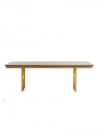 Madrid Dining Table Walnut 235 x 104 x 74.5cm