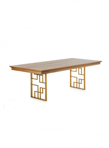 Madrid Dining Table Walnut 235 x 104 x 74.5cm