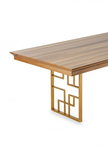 Madrid Dining Table Walnut 235 x 104 x 74.5cm