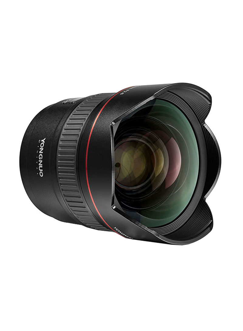 YN14mm F2.8 Ultra-Wide Angle Prime Lens For Canon Black