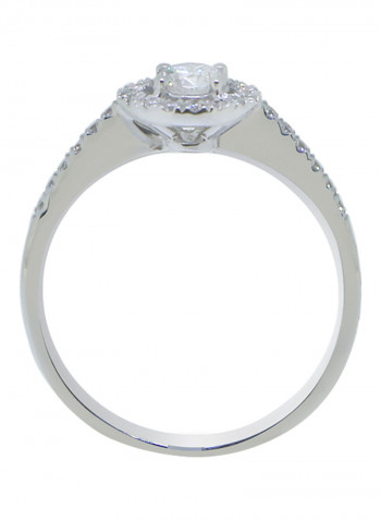0.52 Ct Diamond Halo Ring